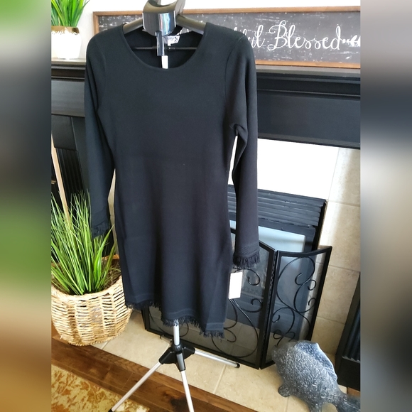 Nanette Lepore Black Sweater Dress - Picture 3 of 9